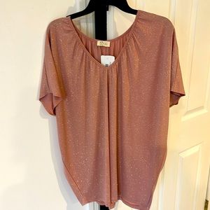Sparkly pink top
